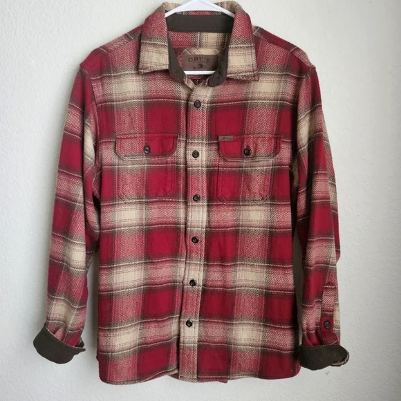 Orvis Plaid Button Down Flannel - Picture 4 of 5